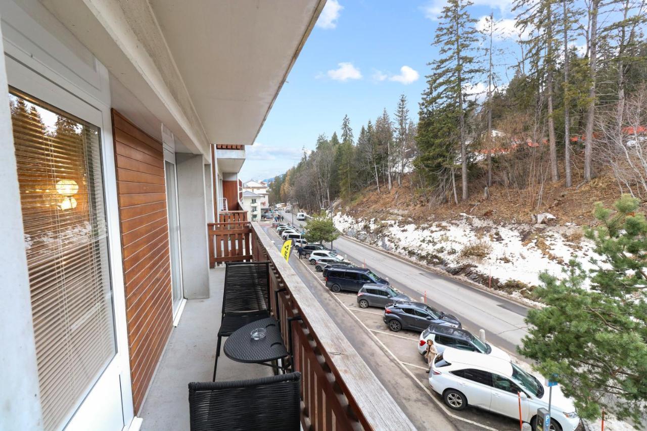 Appartement En Plein Centre De Crans Montana Eksteriør bilde